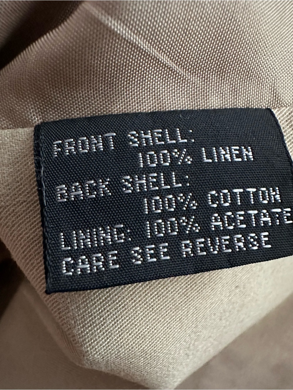 Brown Herringbone Vest - L - Picture 4 of 4
